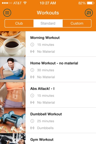 Erasmus Sport Fitness App screenshot 3