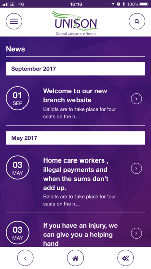 Unison Central Lancashire(圖2)-速報App