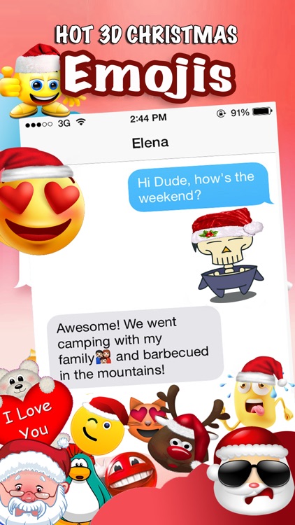 Cmoji Christmas Sticker Pack