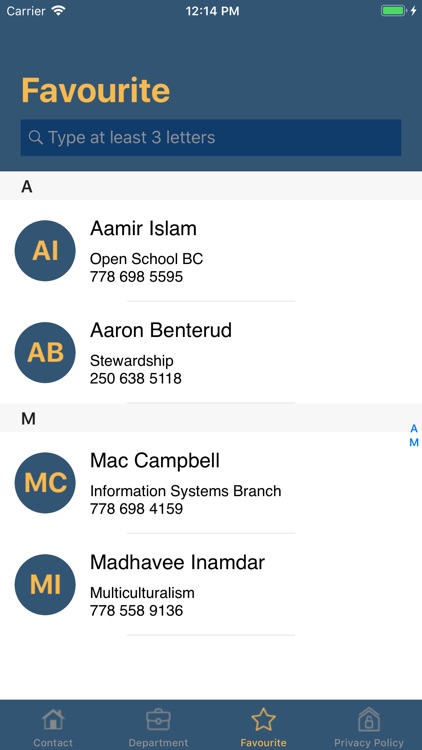 BCGov Directory screenshot-5