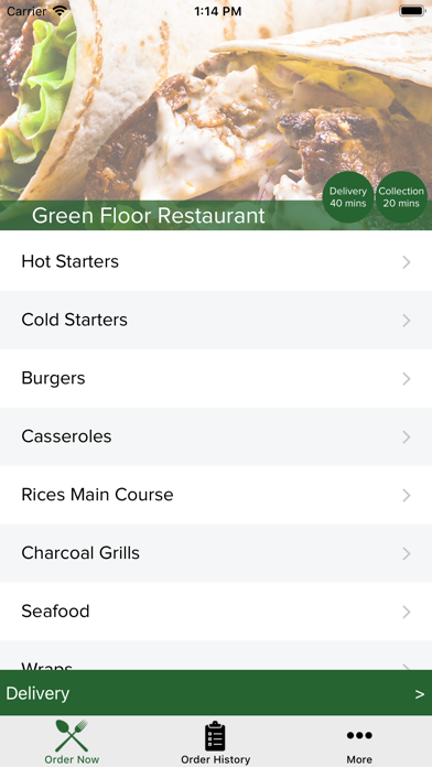 How to cancel & delete Green Floor Restaurant from iphone & ipad 2