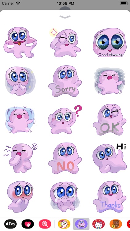 Jolly Jelly Emojis Sticker App screenshot-3