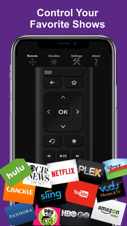 Remote for Roku TV