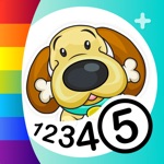 Color by Numbers - Dogs