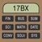 The RLM-17BX calculator application is a extensive set of menus and enhancements builded over a modified simulation of the real HP-17BII and HP-19BII Business Consultant calculators by Hewlett Packard with more functions than the real one in a beautiful high definition interface