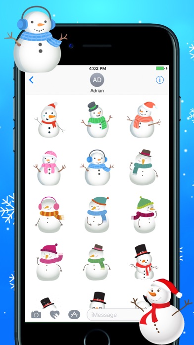 Snowman Emojis screenshot 4