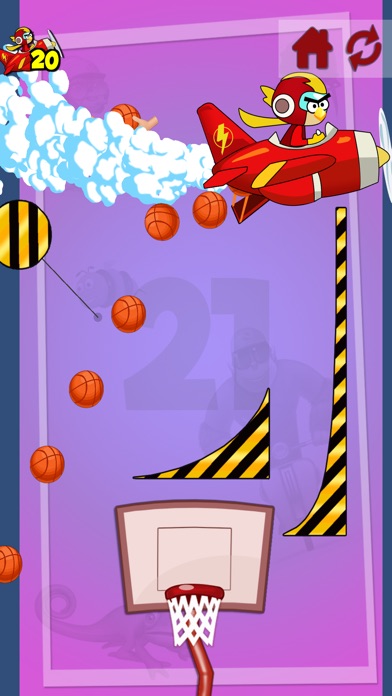 Basket Birds - The Space Shoot screenshot 2