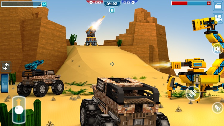 Blocky Cars Online Shooter screenshot-0