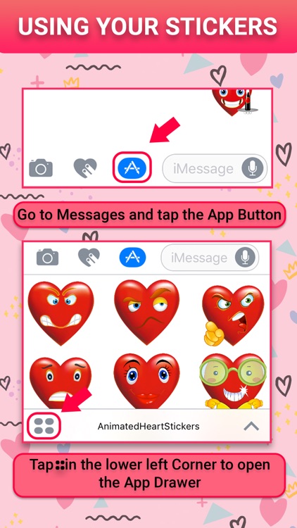 Heart Gif : Animated Sticker