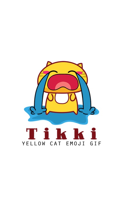 Tikki - Yellow Cat Emoji GIF