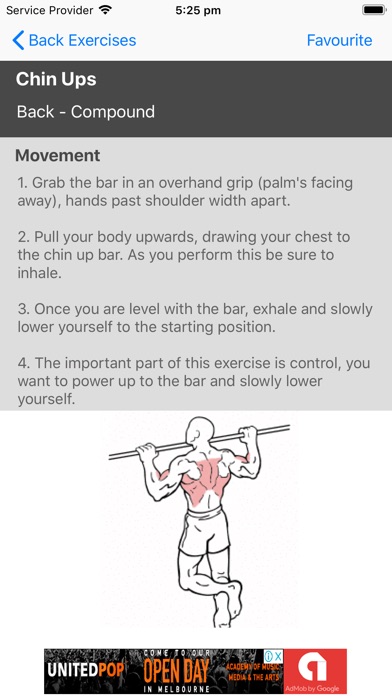 Gym Exercises & Workouts screenshot 4