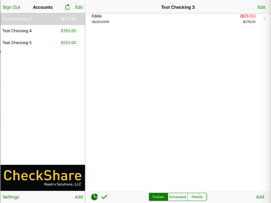 checkshare app price drops electronic check register app