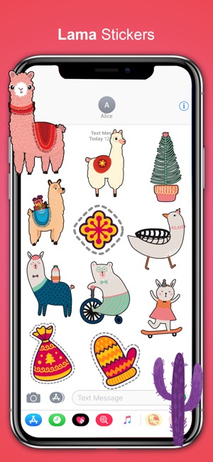 Llama Love Stickers