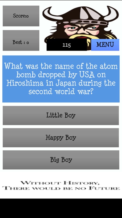 The Big History Quiz