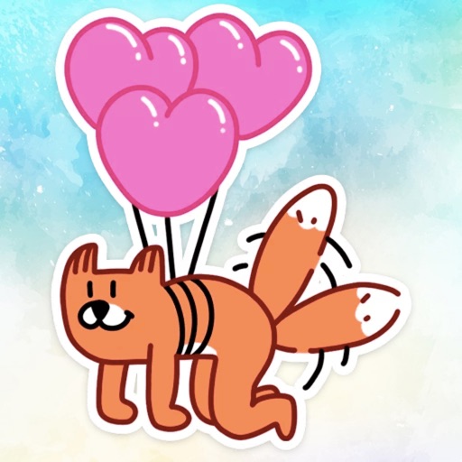 Crazy Foxy! Stickers iOS App