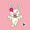 Mina - Pig Rabbit Emoji GIF