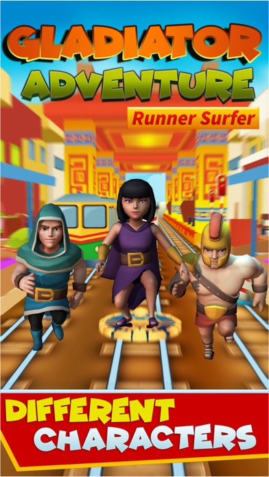 GLADIATOR Train Runner Surfers screenshot 1