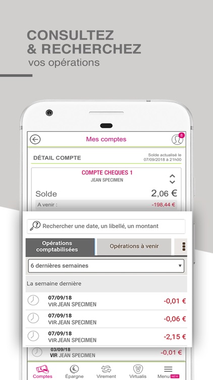 CMB suivi de compte et budget