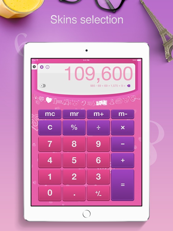 Calculator Pro+ for iPad.