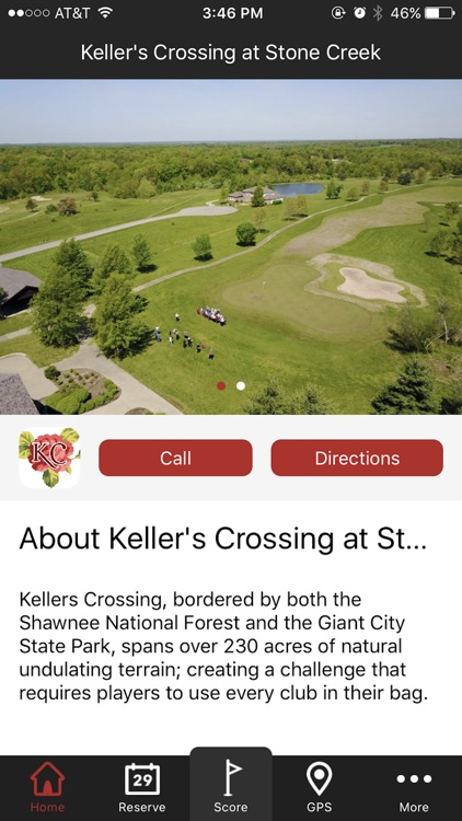 Keller's Crossing - GPS and Scorecard