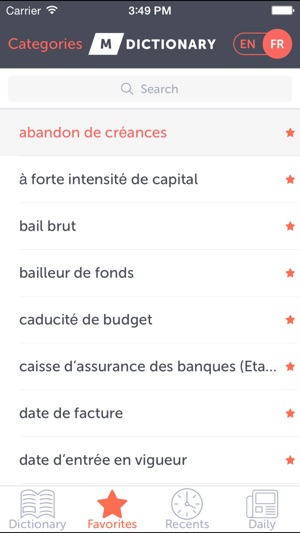 MDictionary Finance Term En-Fr(圖4)-速報App