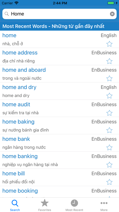 English Vietnam Dictionary screenshot 3