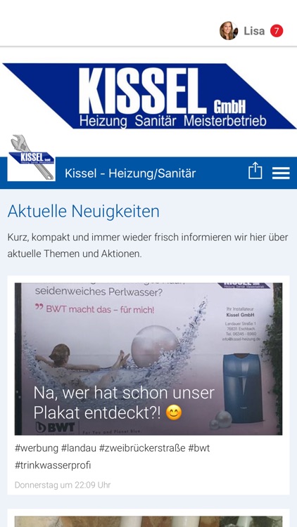 Kissel - Heizung/Sanitär