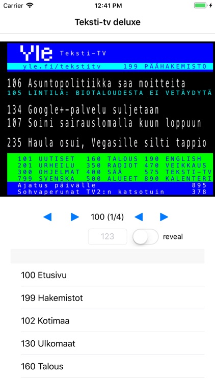 Teksti-tv deluxe