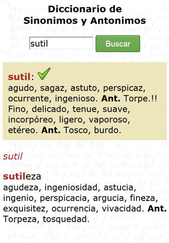 Sinónimos y Antónimos screenshot 2