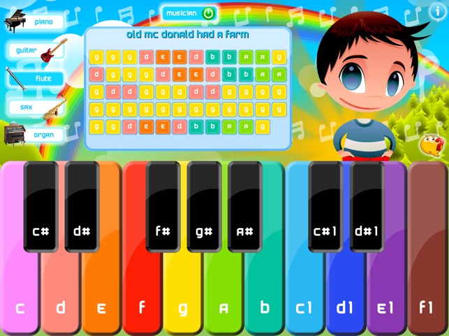 Kids Piano - children songs and music sh