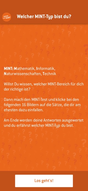 Der MINT-Test: Komm, mach MINT(圖1)-速報App