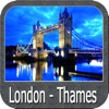 Marine : London - Thames boating GPS map Navigator