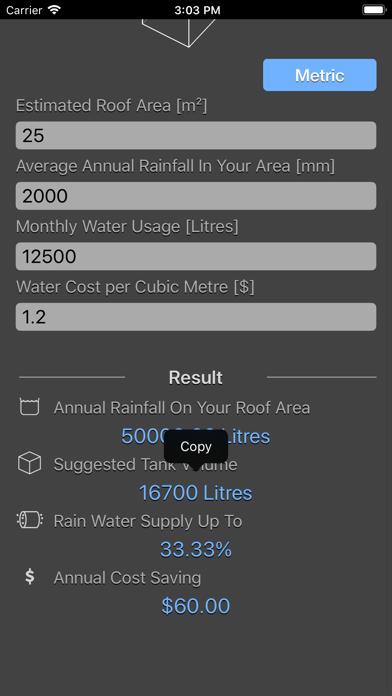 Rainfall Calculator screenshot 4