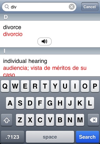 Legal Spanish screenshot 2