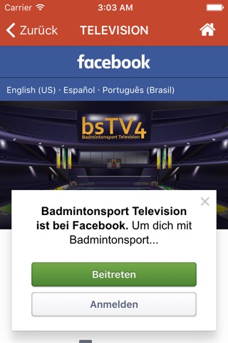 BADMINTONSPORT TELEVISION screenshot 3