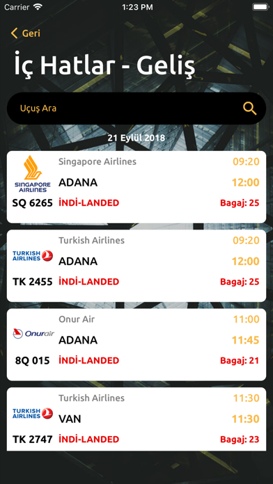 Uçuş Takip screenshot 3