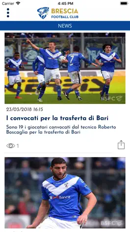 Game screenshot Brescia Calcio L'App ufficiale apk