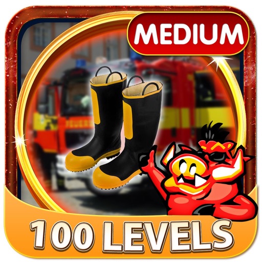 Fire Rescue Hidden Object Game Icon