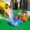 Amaze yourself with the new concept of crash car racing on billiard pool table