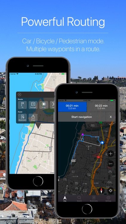 Israel Offline Navigation