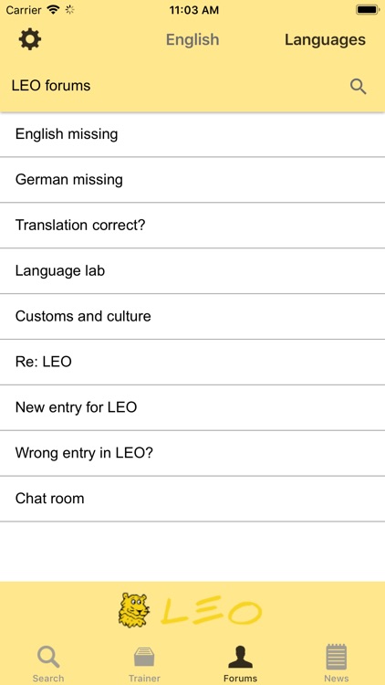 LEO dictionary screenshot-4