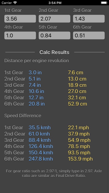 Gear Calculator Plus screenshot-6