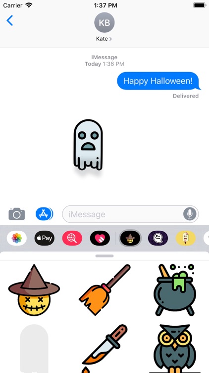 Cute Halloween Stickers Pro