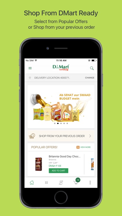 DMart Online Grocery Shopping