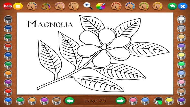 Coloring Book 4 Lite: Plants screenshot-6