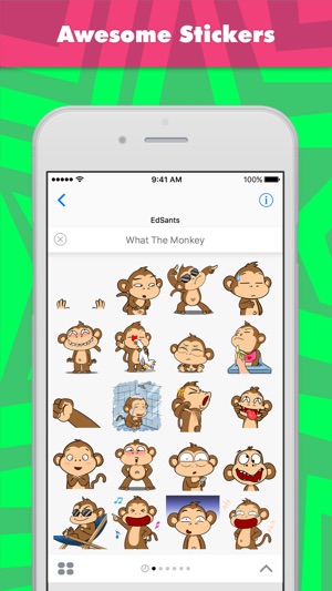 What The Monkey stickers(圖1)-速報App