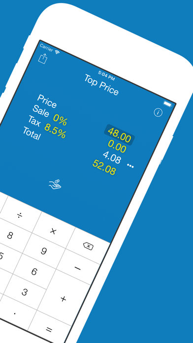How to cancel & delete Top Price Sales Tax Calculator from iphone & ipad 2