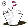 Animated Cute Kitty Sticker