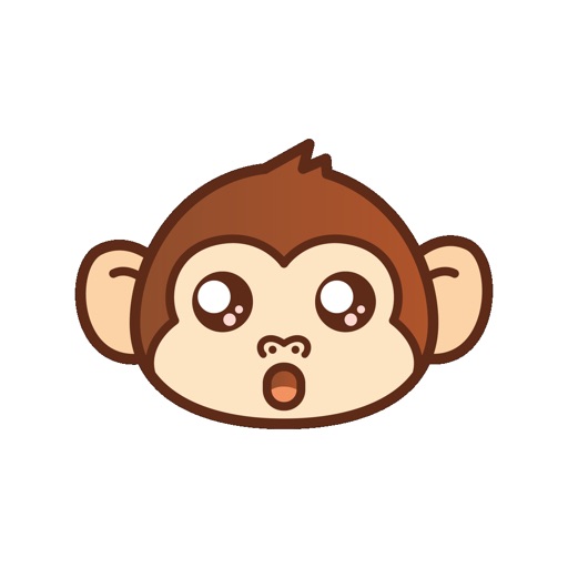 Monkey Cute Stickers