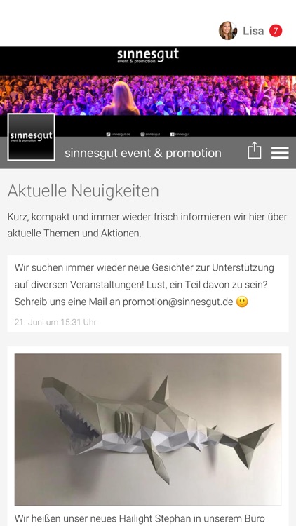 sinnesgut event & promotion